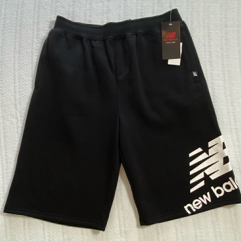 New Balance Boy's Large Size 7 Black Lifestyle Fleece Shorts
